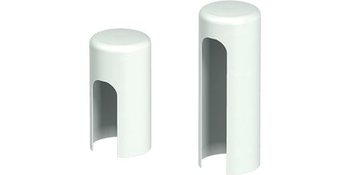 Колпачки для петель Standard цвет белый для дверей Porta