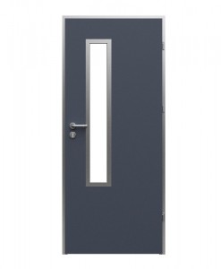 Влагостойкие двери HPL Aqua модель 3, ламинат HPL, цвет антрацит RAL 7024