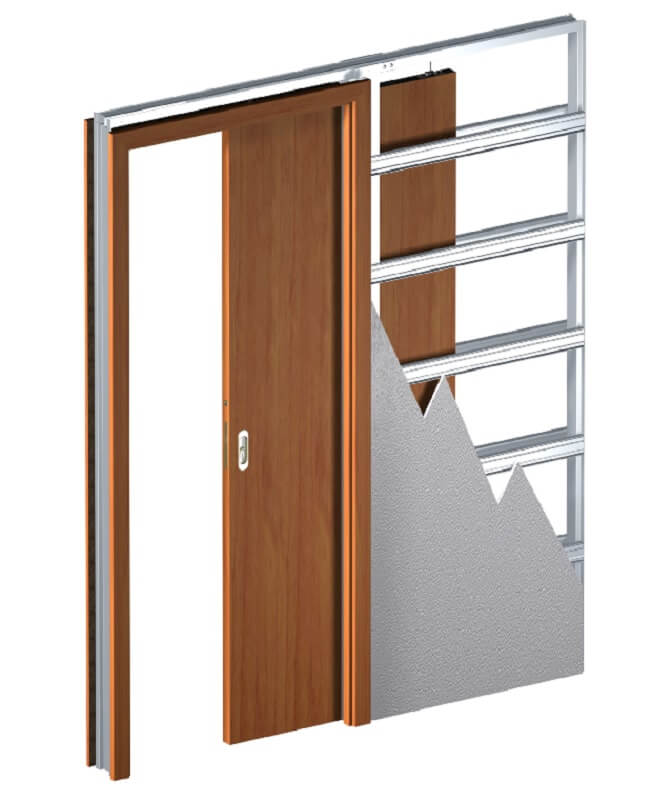 Кассета встроенной раздвижной системы дверей Kompakt, раздвижная дверь-пенал в Запорожье