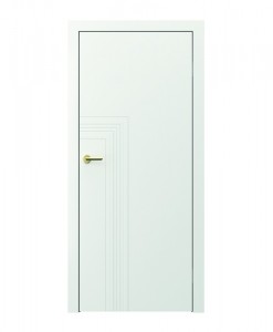 Двері міжкімнатні білі фарбовані PORTA ART DECO A.2