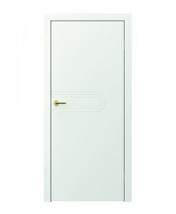 Двері міжкімнатні білі фарбовані PORTA ART DECO A.4