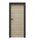 Двери Porta Loft 7.1 цвет песочный дуб и черная матовая коробка