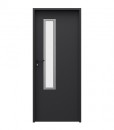 двери металлические Solid модель 3, цвет чёрный