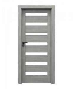 Двери Porta VERTE D.7 дуб серебристый