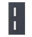 Дверь противопожарная металлическая EI60 модель 1, цвет антрацит RAL 7024