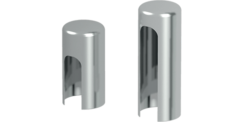 Колпачки для дверных петель Standard цвет серебряный